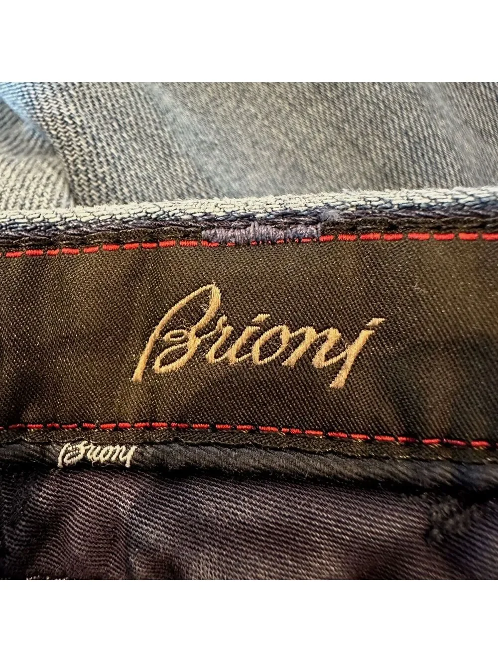 Brioni Stelvio Straight Leg Blue Jeans Men's 36x36 Italy Luxury Denim 5 Pocket